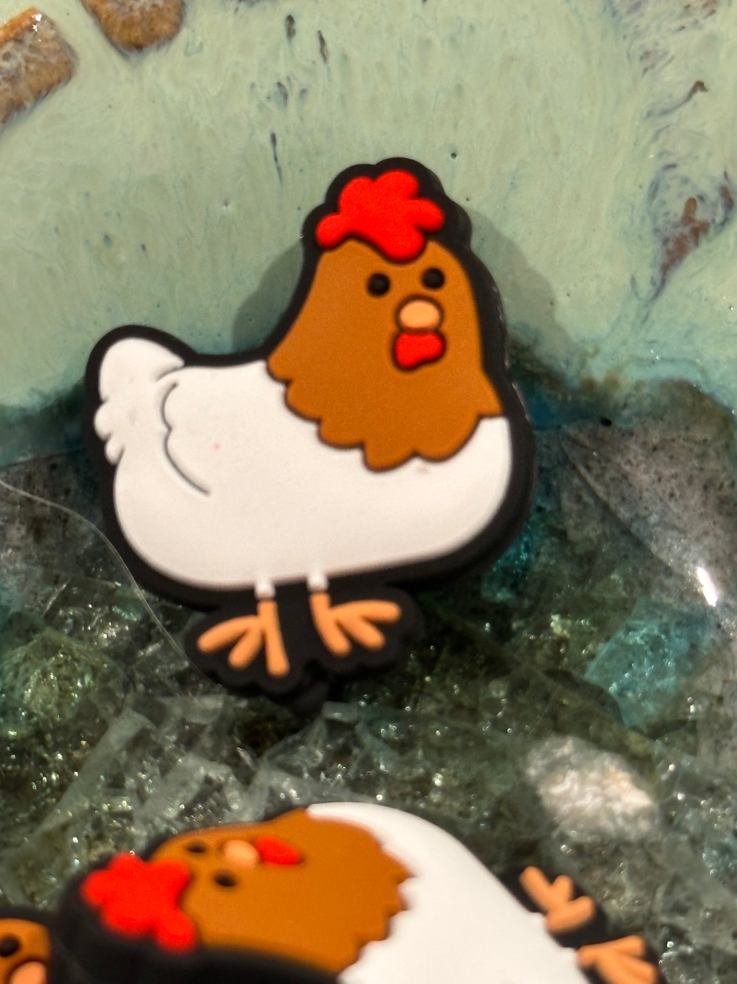 Chicken Focal Bead /