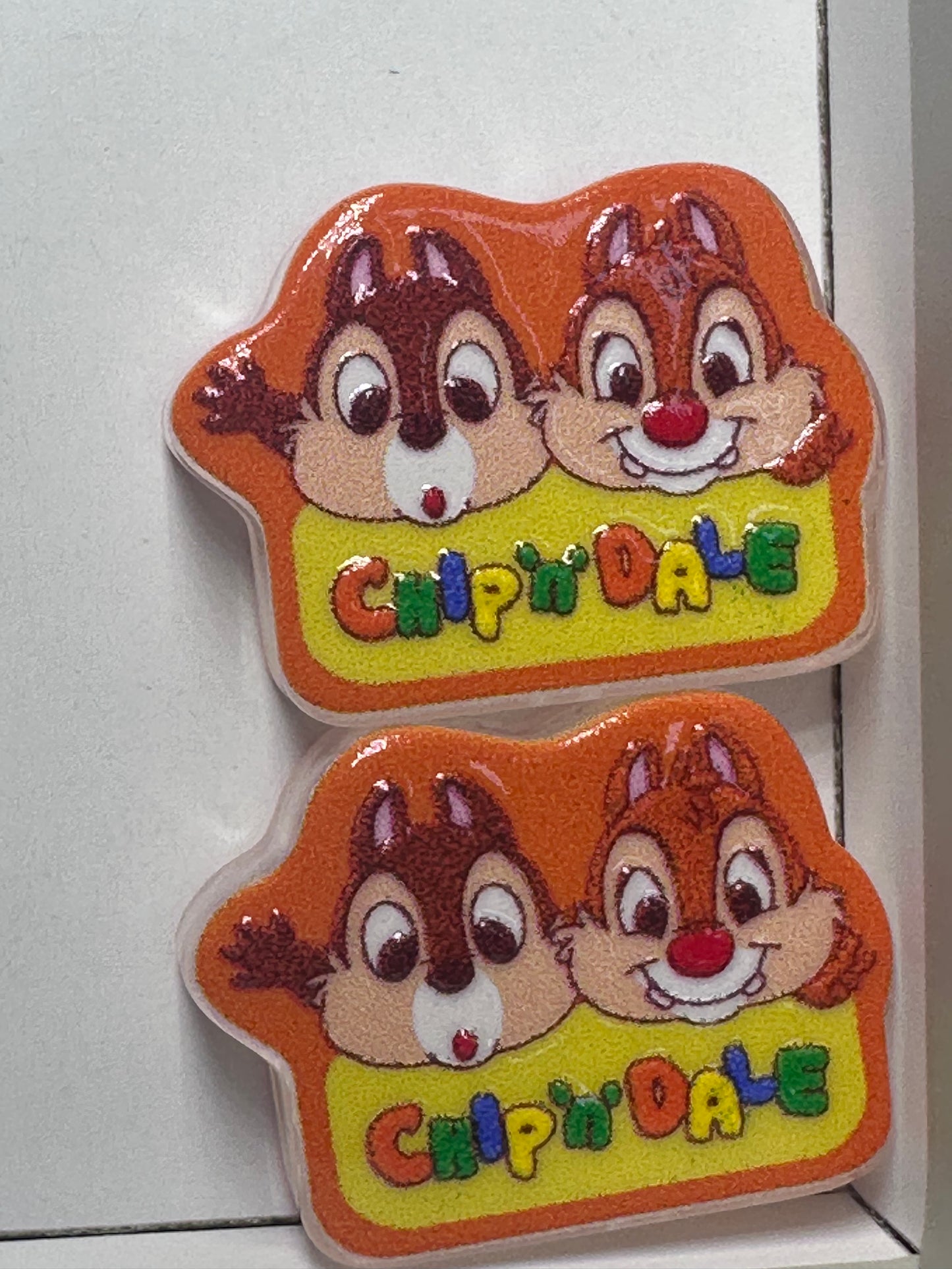 Acrylic focal bead- set of 2/ focal bead/ pen beading / keychain bead