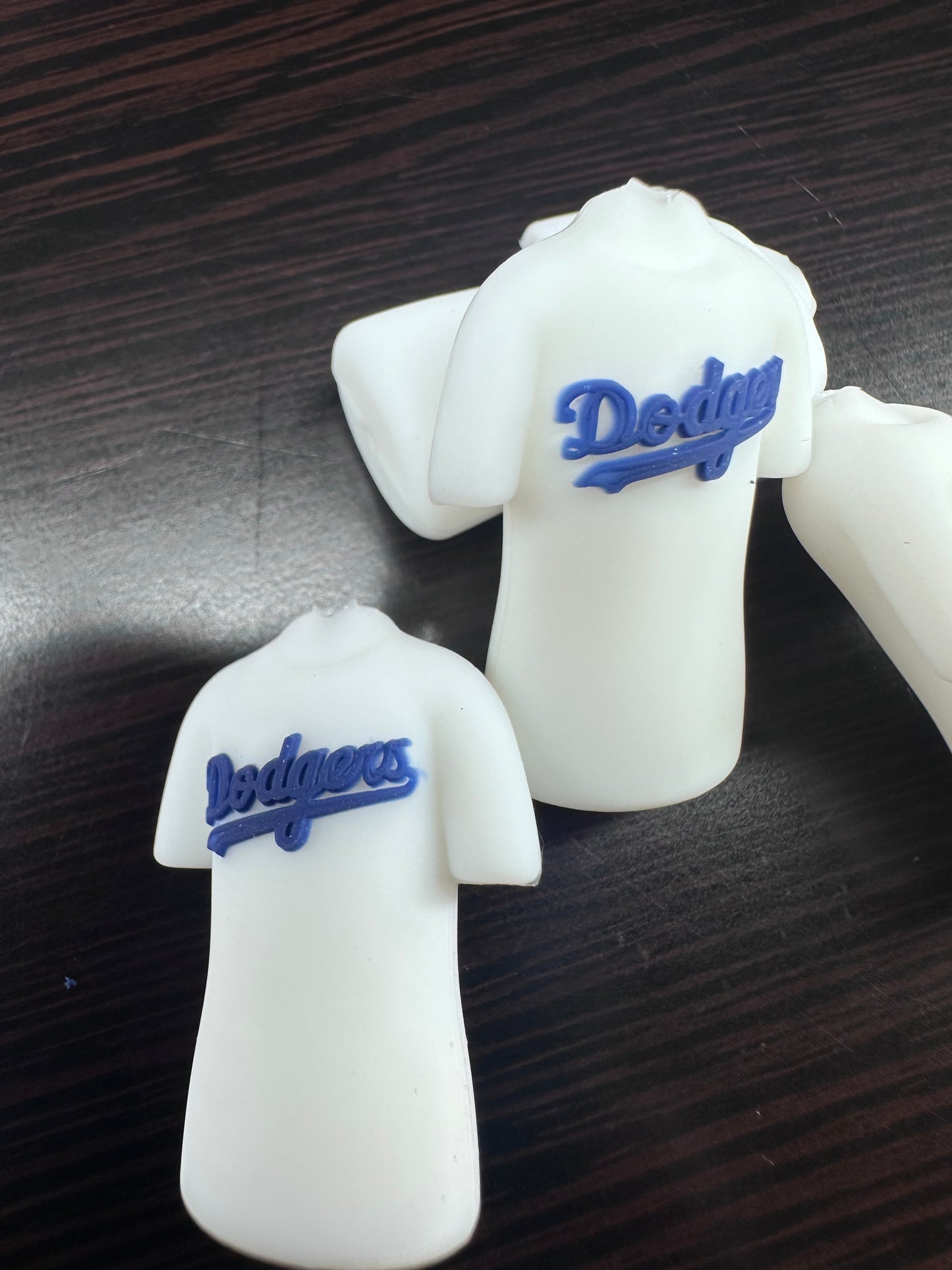 3D LA Dodgers Jersey shaped focal bead/ baseball/Style 4