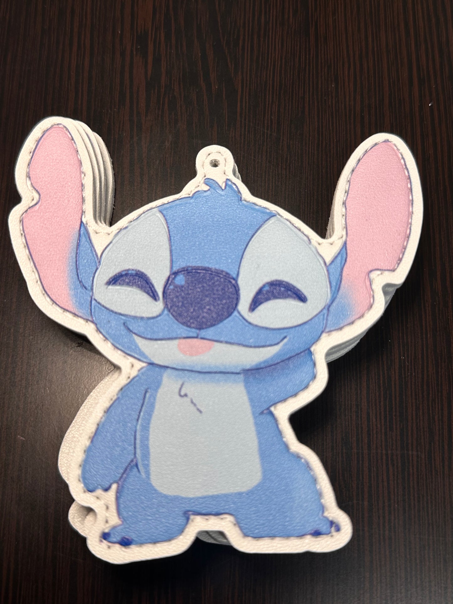 Cute Blue Alien Character Faux Leather Charms- for bag charms, keyrings, Christmas ornaments