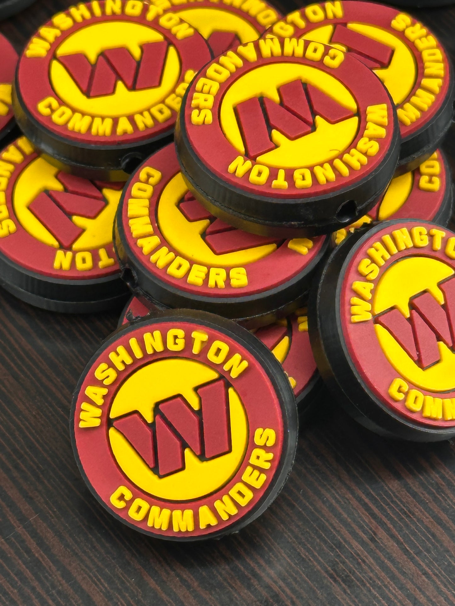 Washington Commanders focal bead / football / Washington redskins