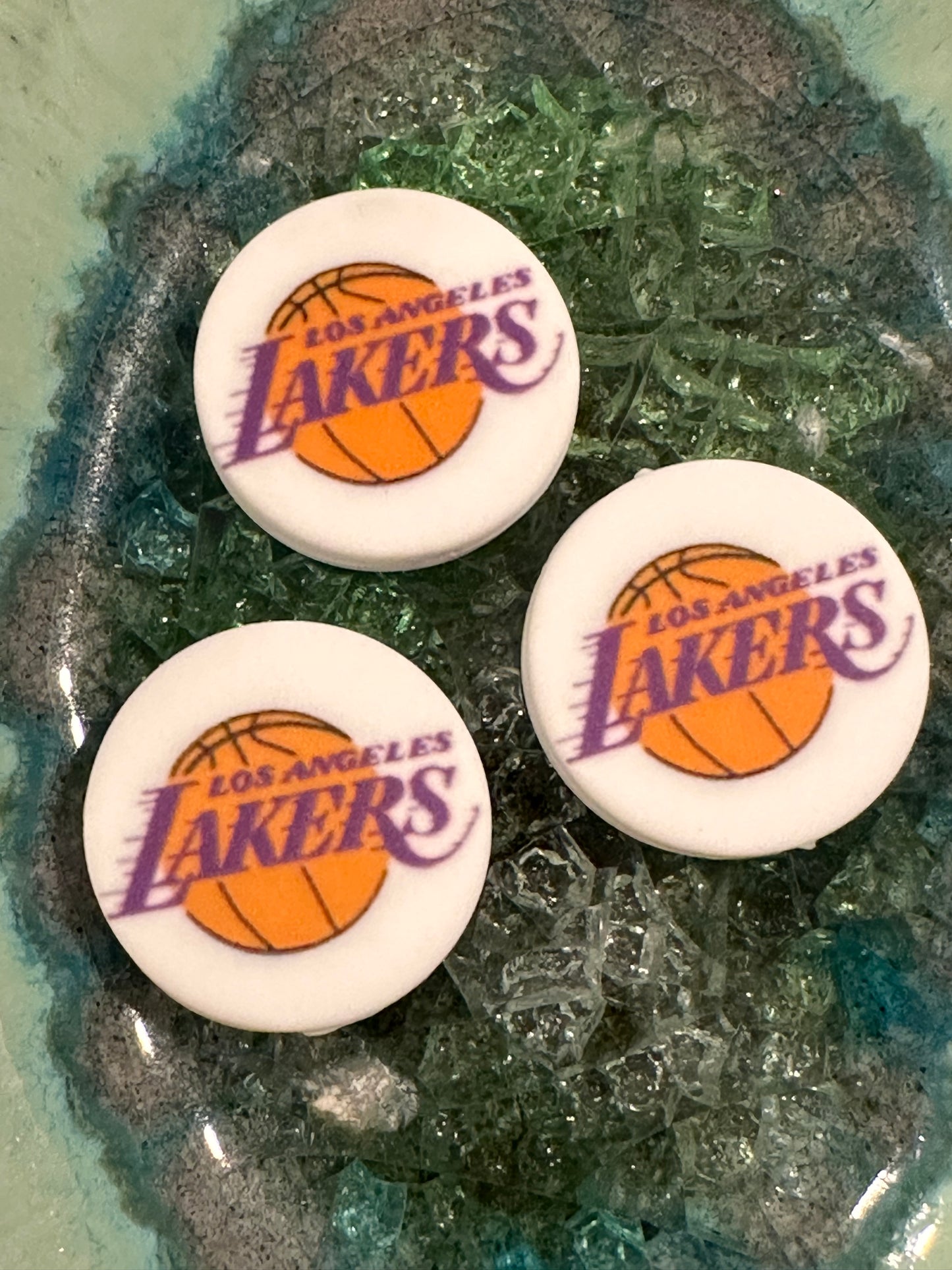 LA Lakers focal bead / basketball