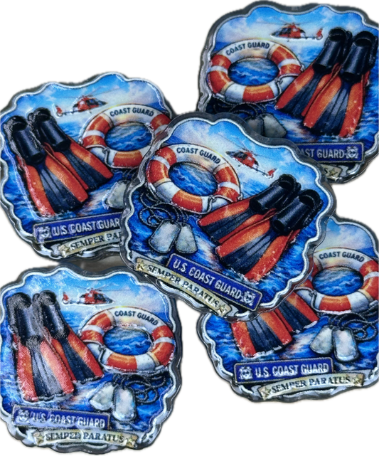 Veteran acrylic focal bead- set of 2/ focal bead/ pen beading / keychain bead/ military/ patriotic / custom bead