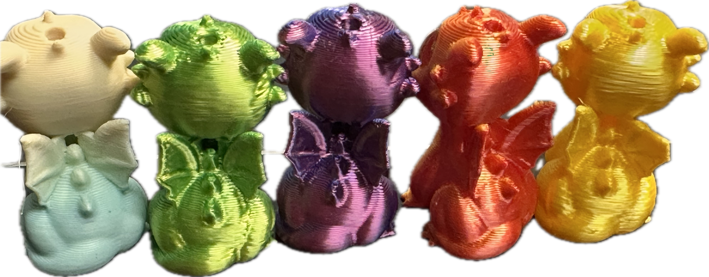 3D Dragon Bead/ beadable pen/ clay bead/ keychain bead/DIY/ cat eyes