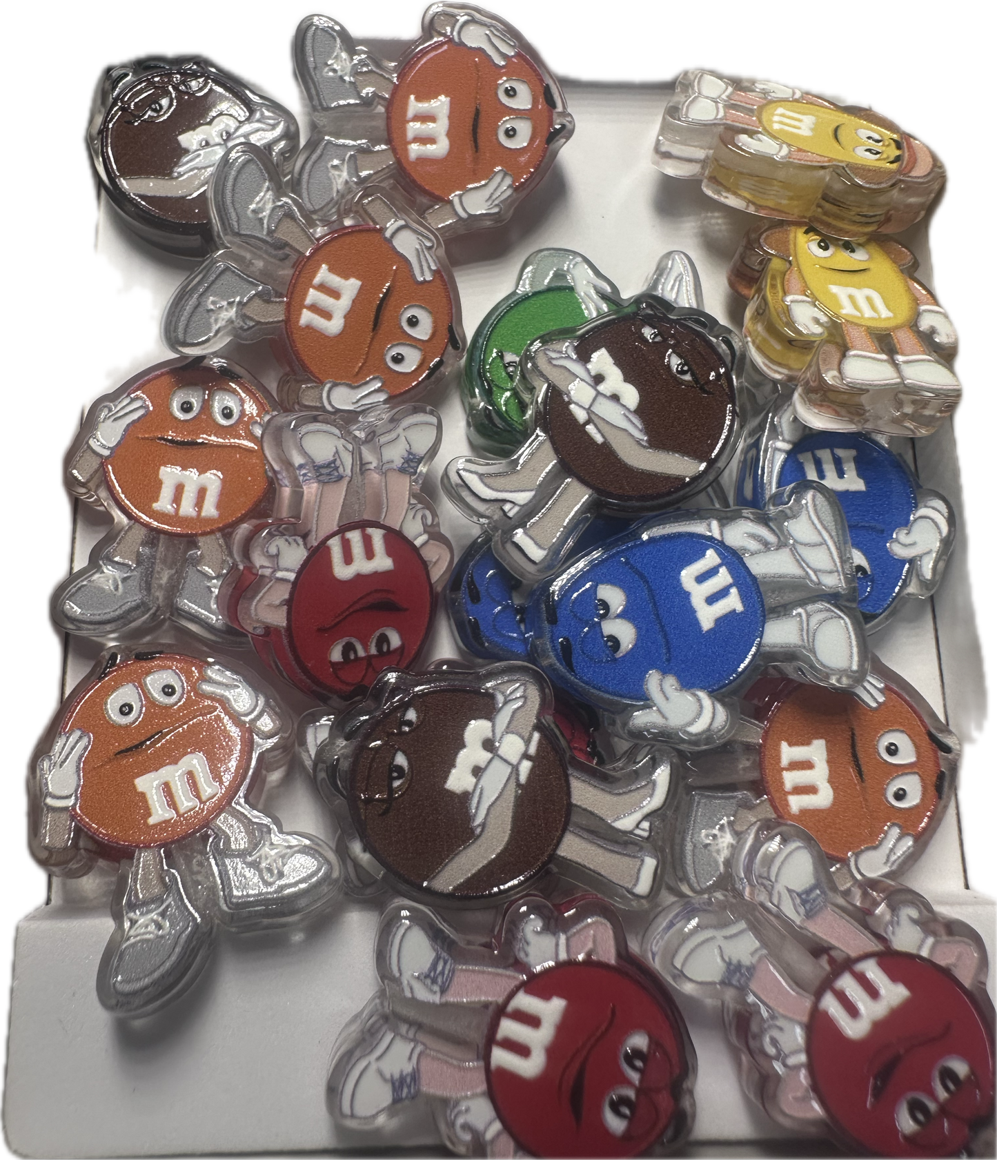 Candy acrylic focal bead- set of 2/ focal bead/ pen beading / keychain bead / Colorful chocolate candy