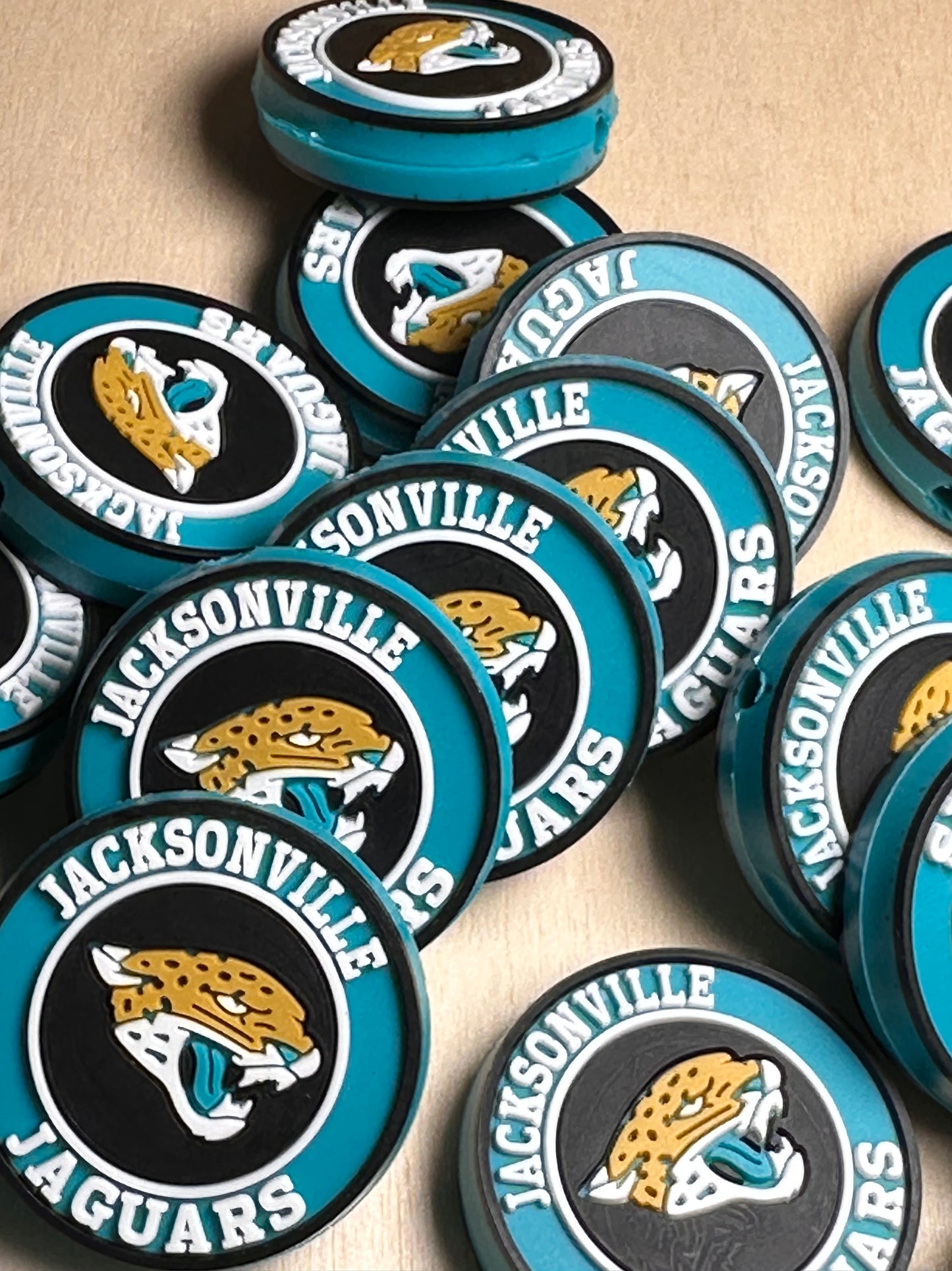 Jacksonville Jaguars focal bead / #2