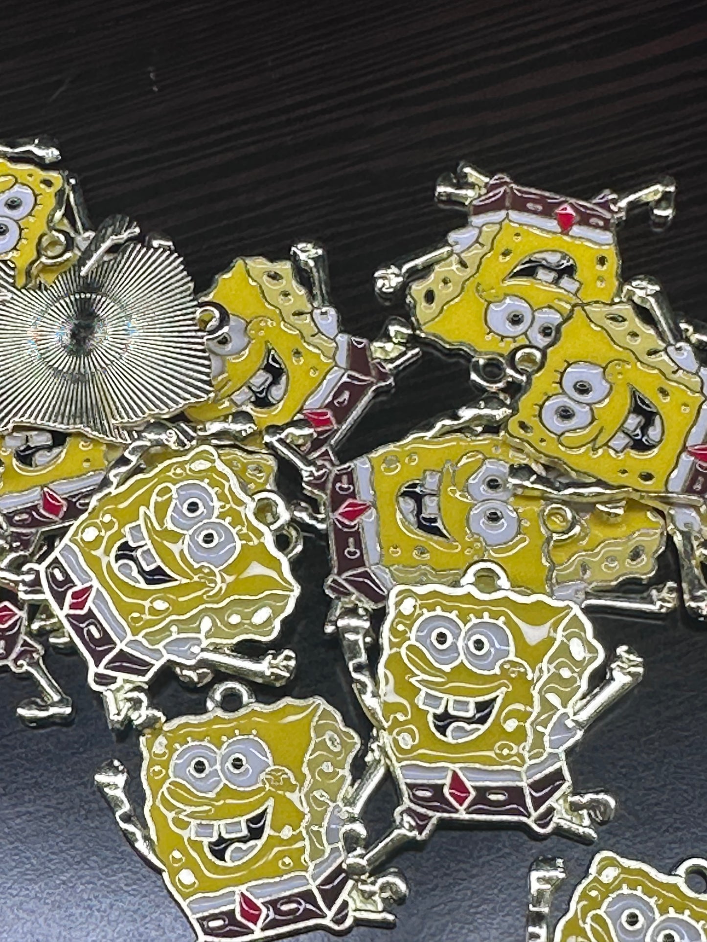 Yellow guy enamel metal charms/ DIY charm bracelet/ DIY necklace