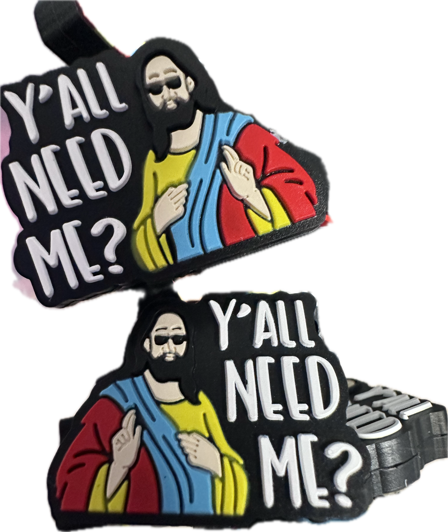 Jesus /God/ Focal Bead/ beadable pen/ Silicone bead/ keychain bead/Faith/Jesus/ Christian