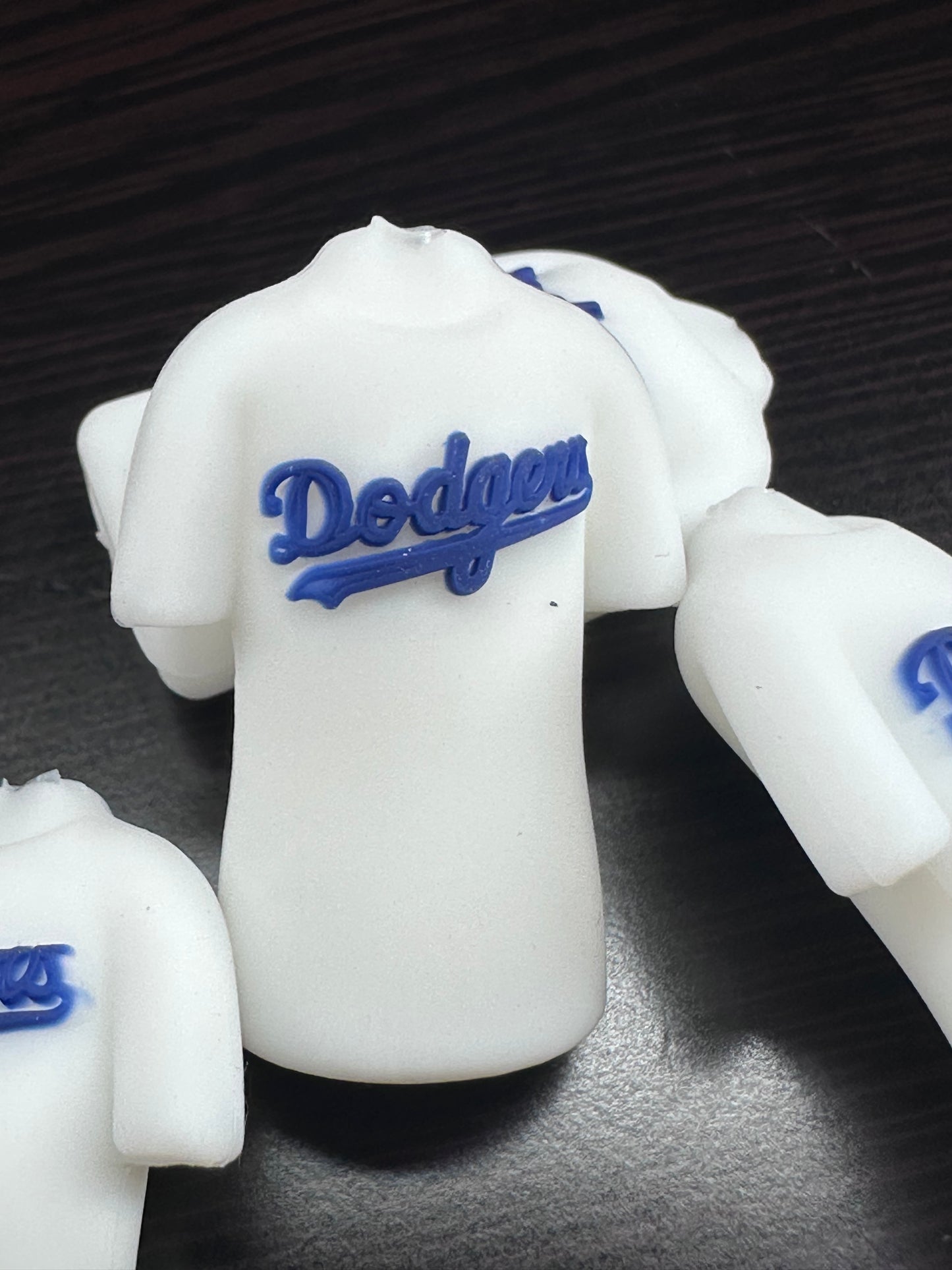 3D LA Dodgers Jersey shaped focal bead/ baseball/Style 4