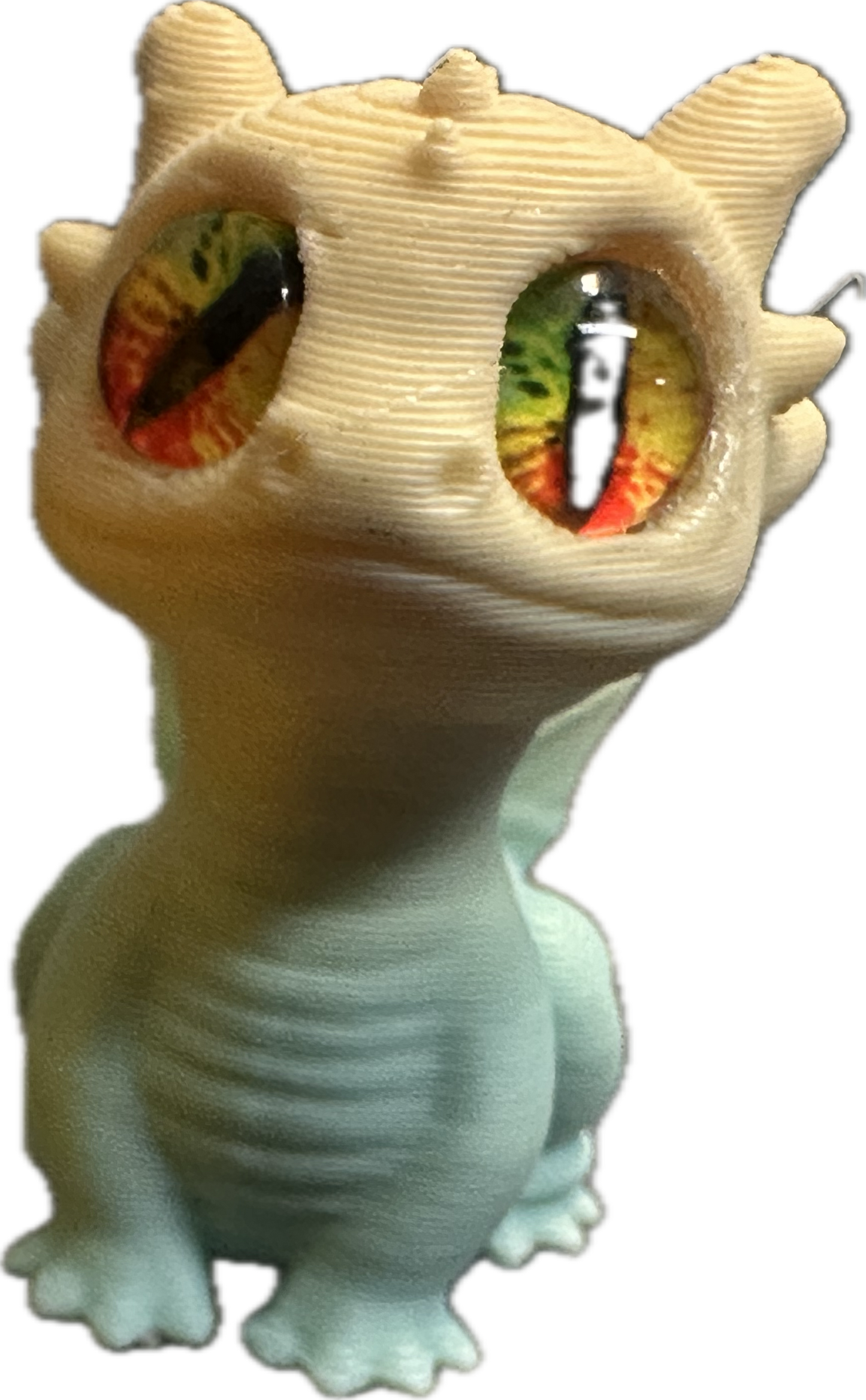 3D Dragon Bead/ beadable pen/ clay bead/ keychain bead/DIY/ cat eyes