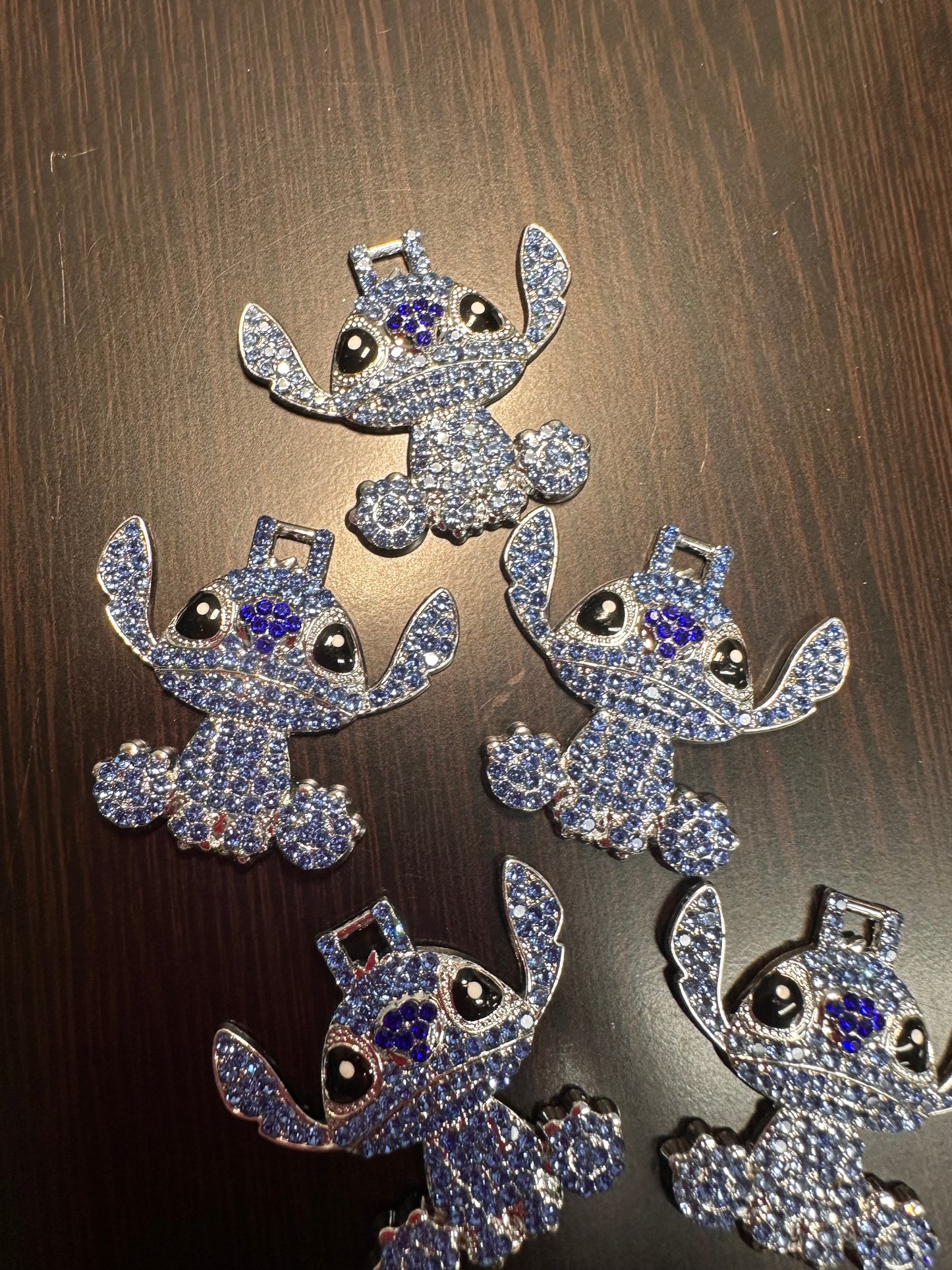 Large Blue guy Stit Enamel rhinestone metal charms/ DIY charm bracelet/ DIY necklace/ stit1/ earrings