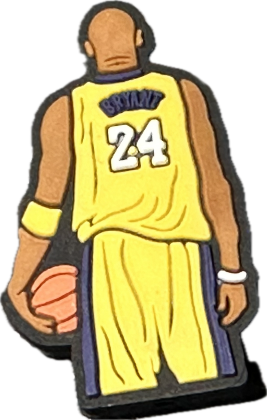 Kobe Bryant 24 focal bead