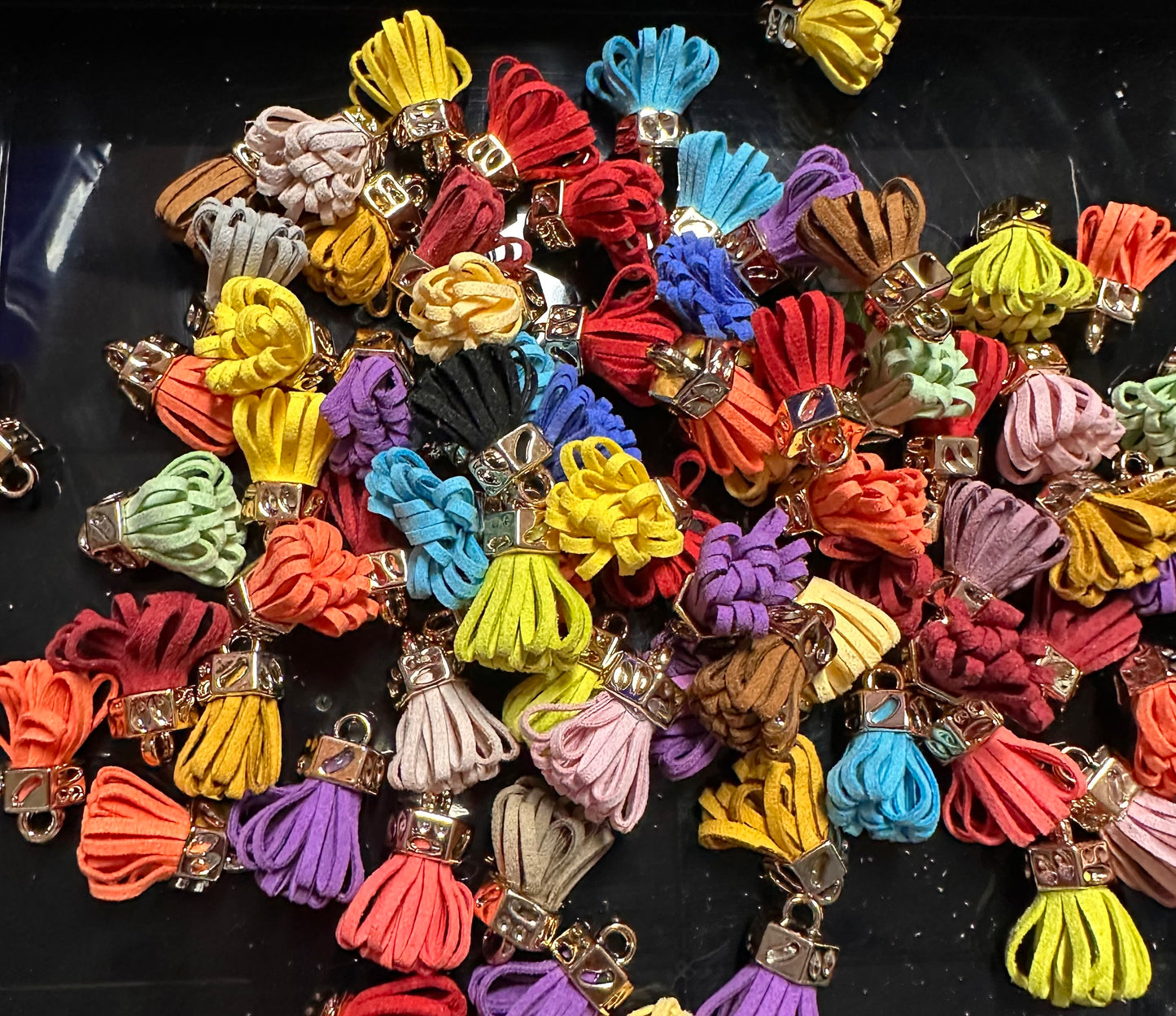 Keychain tassels / tassel pendants