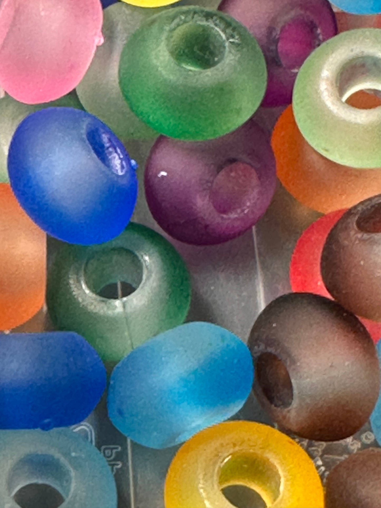 Frosted acrylic spacer beads/ jewelry/ beadable pen beads/ keychain bead/ DIY/ approximately 12mm/STYLE 4