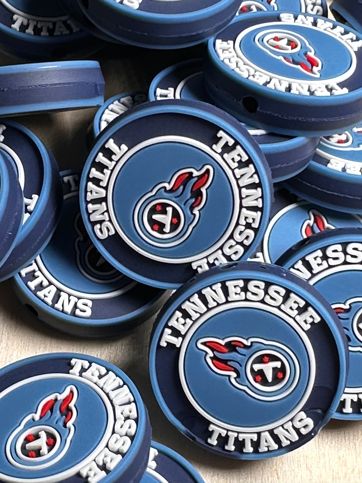 Tennessee Titans Football team focal bead / football