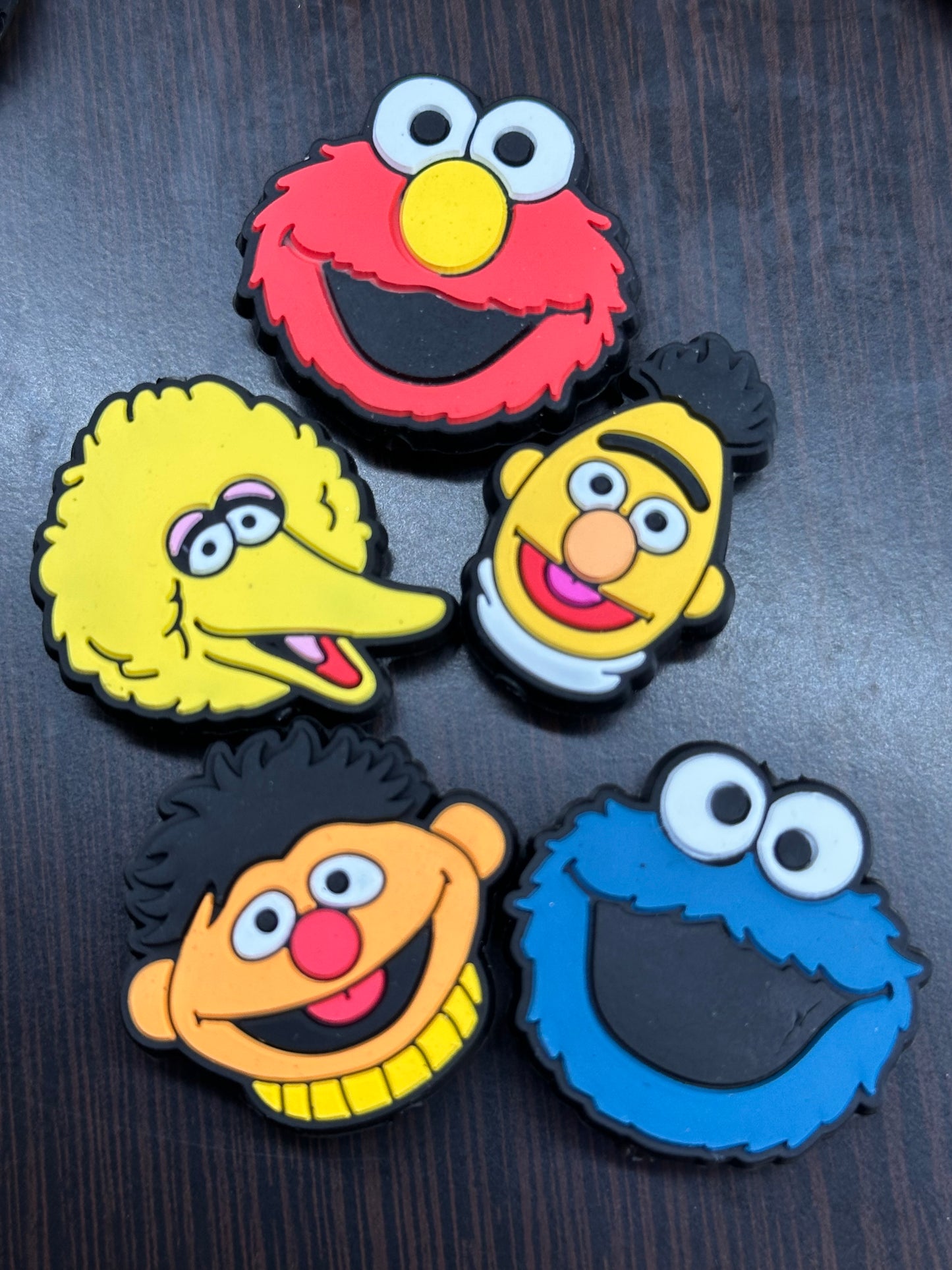 Puppet Characters/ Focal Bead/ beadable pen/ Silicone  bead/ keychain bead/ set of 5