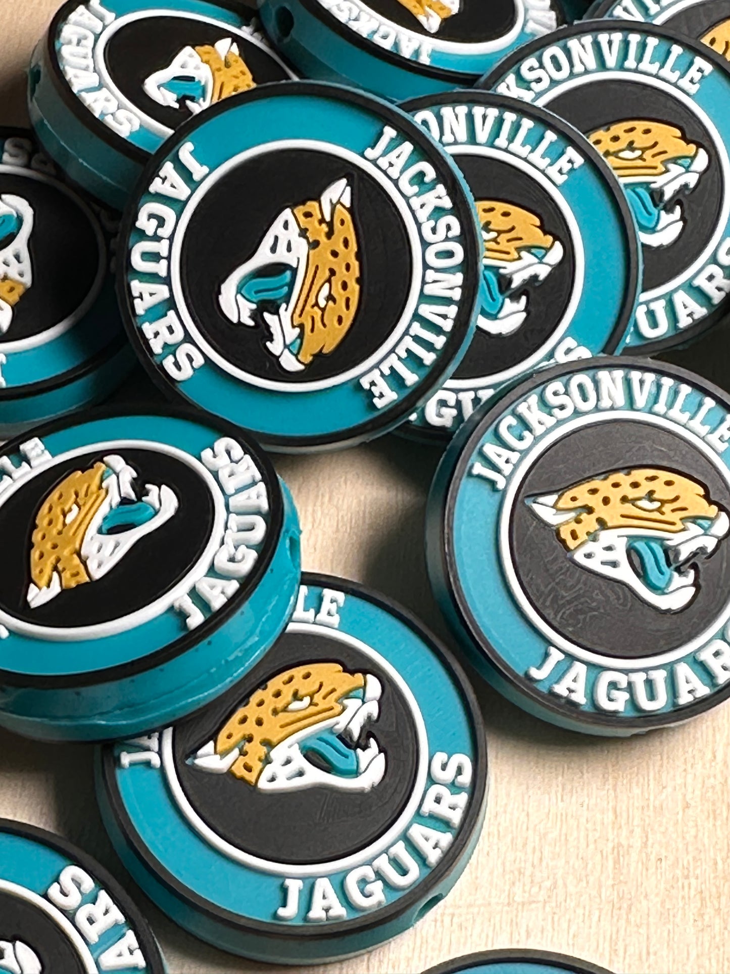 Jacksonville Jaguars focal bead / #2