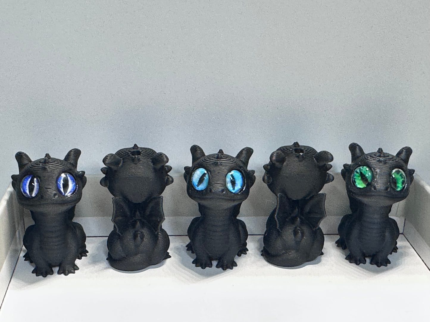 3D Dragon Bead/ beadable pen/ clay bead/ keychain bead/DIY/ cat eyes