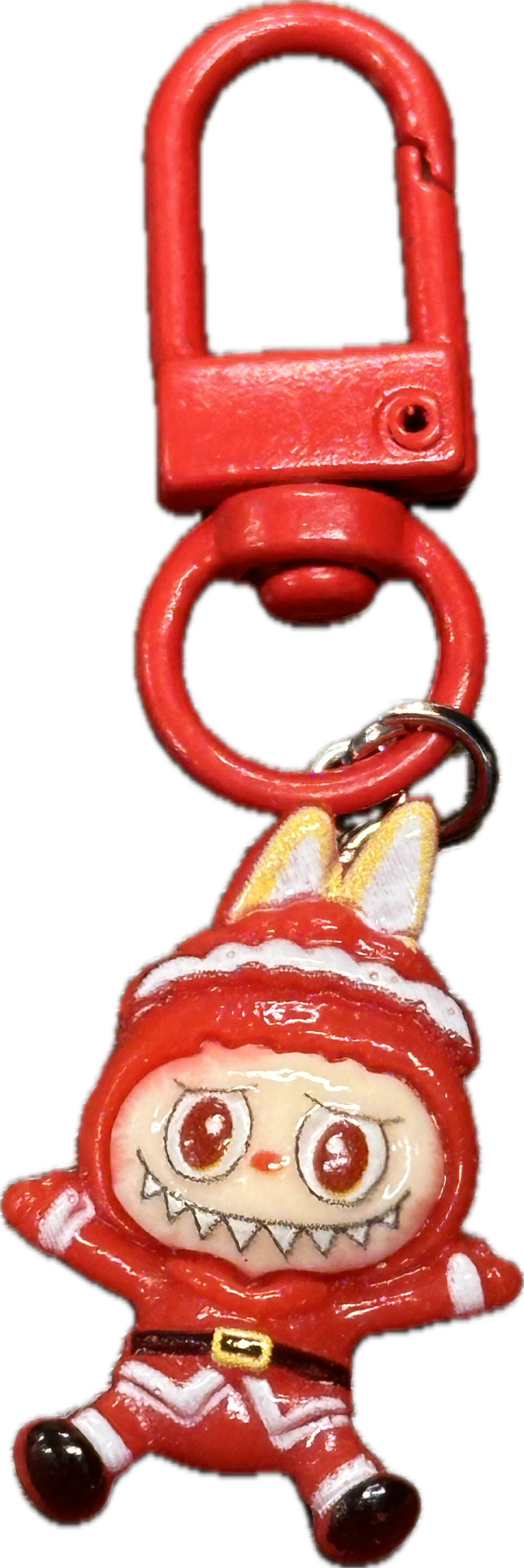 Labubu phone charms/ Monster bag charm/ phone decor/  Christmas snowman Labubu / Santa Claus suit Labubu