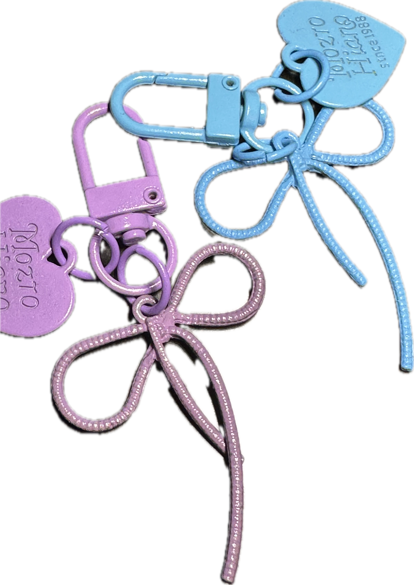Bow knot charm clip / key ring/ key holder/5 pieces included
