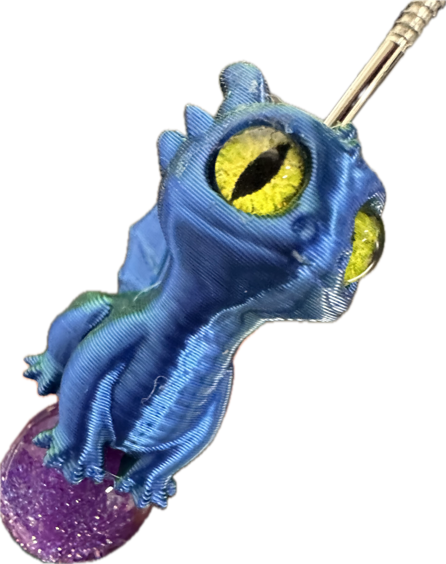 3D Dragon Bead/ beadable pen/ clay bead/ keychain bead/DIY/ cat eyes