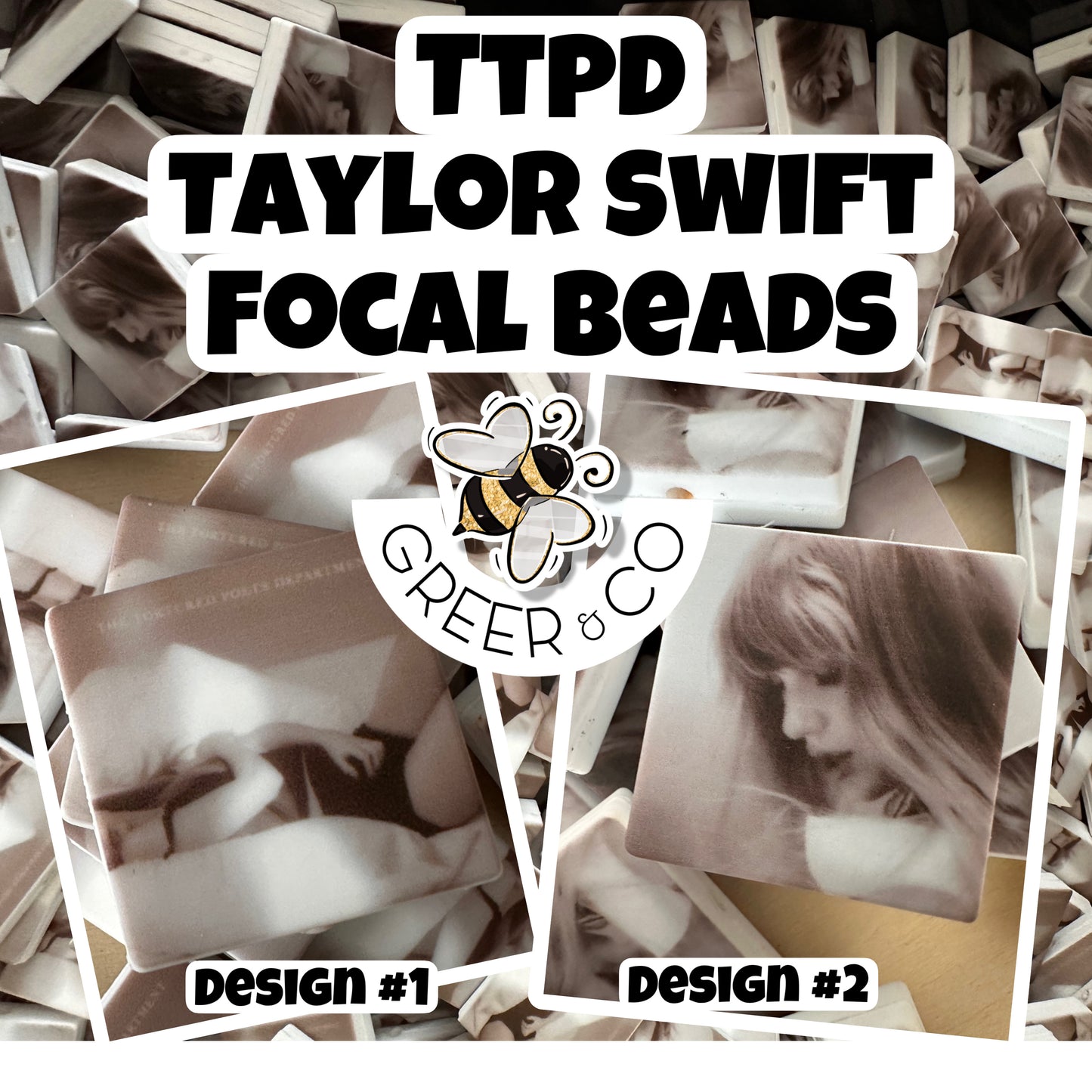 TTPD Taylor Swift focal bead