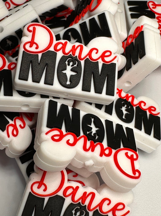 Dance Mom focal bead/ silicone bead/ pen beading / DIY / keychain