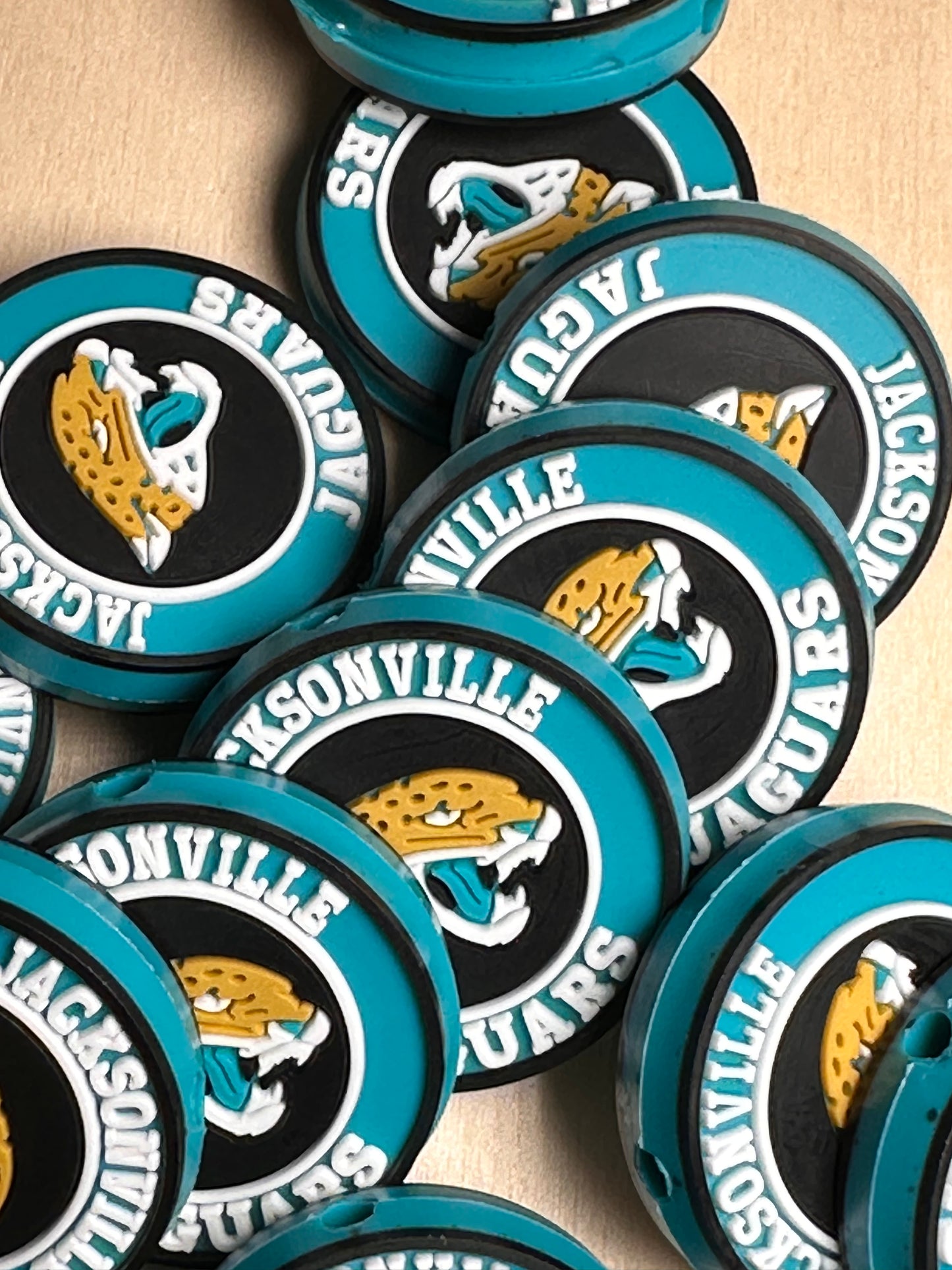 Jacksonville Jaguars focal bead / #2