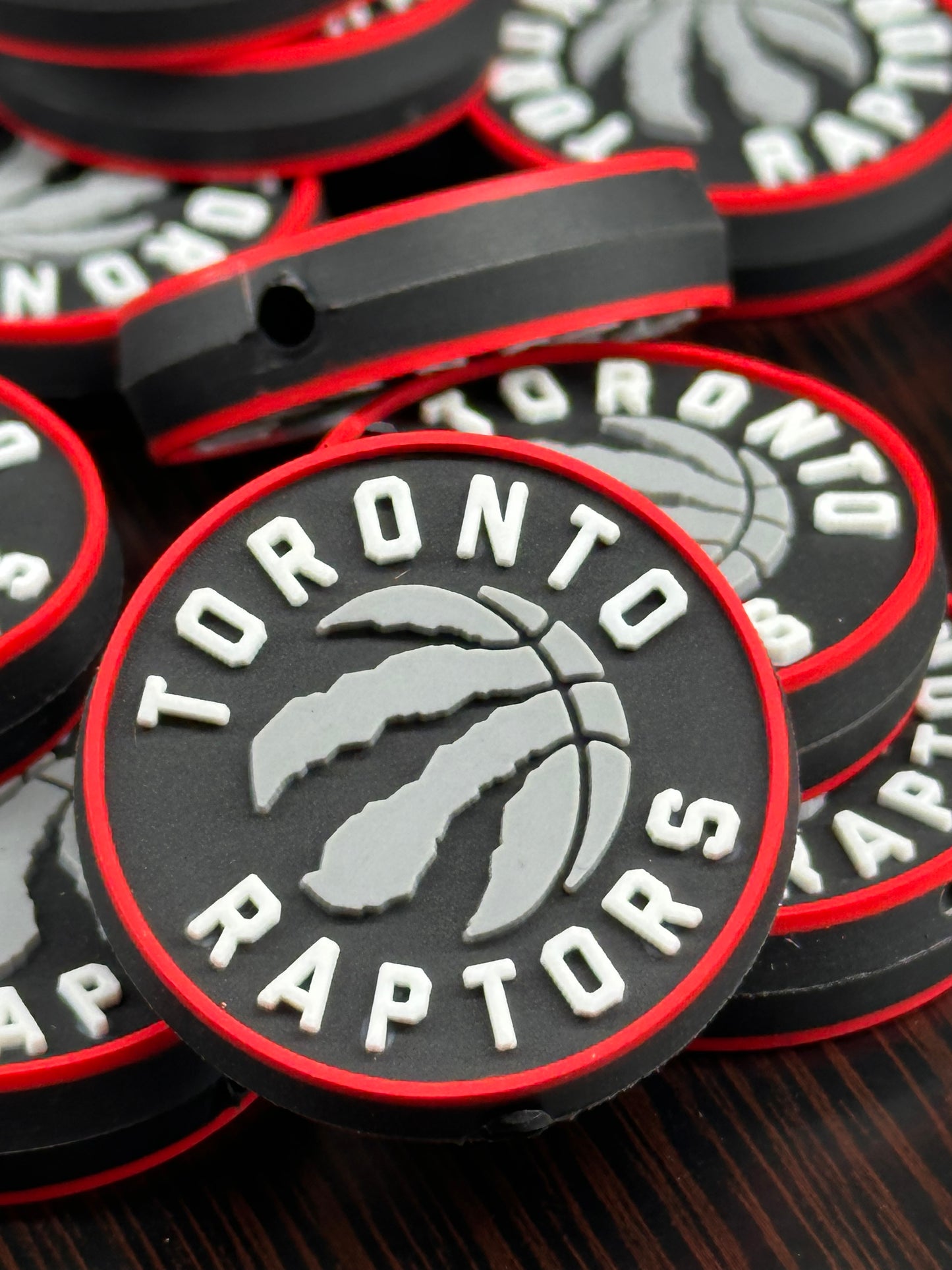 Toronto Raptors focal bead/ basketball