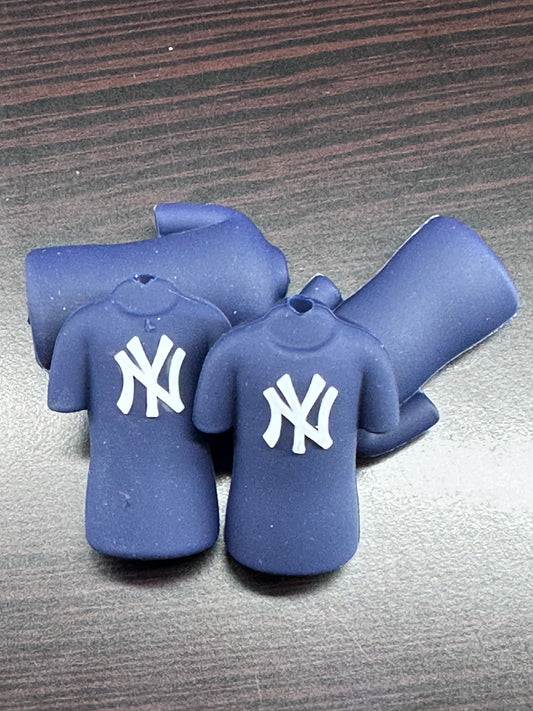 3D baseball Jersey  New York Yankees focal bead/ baseball/NY