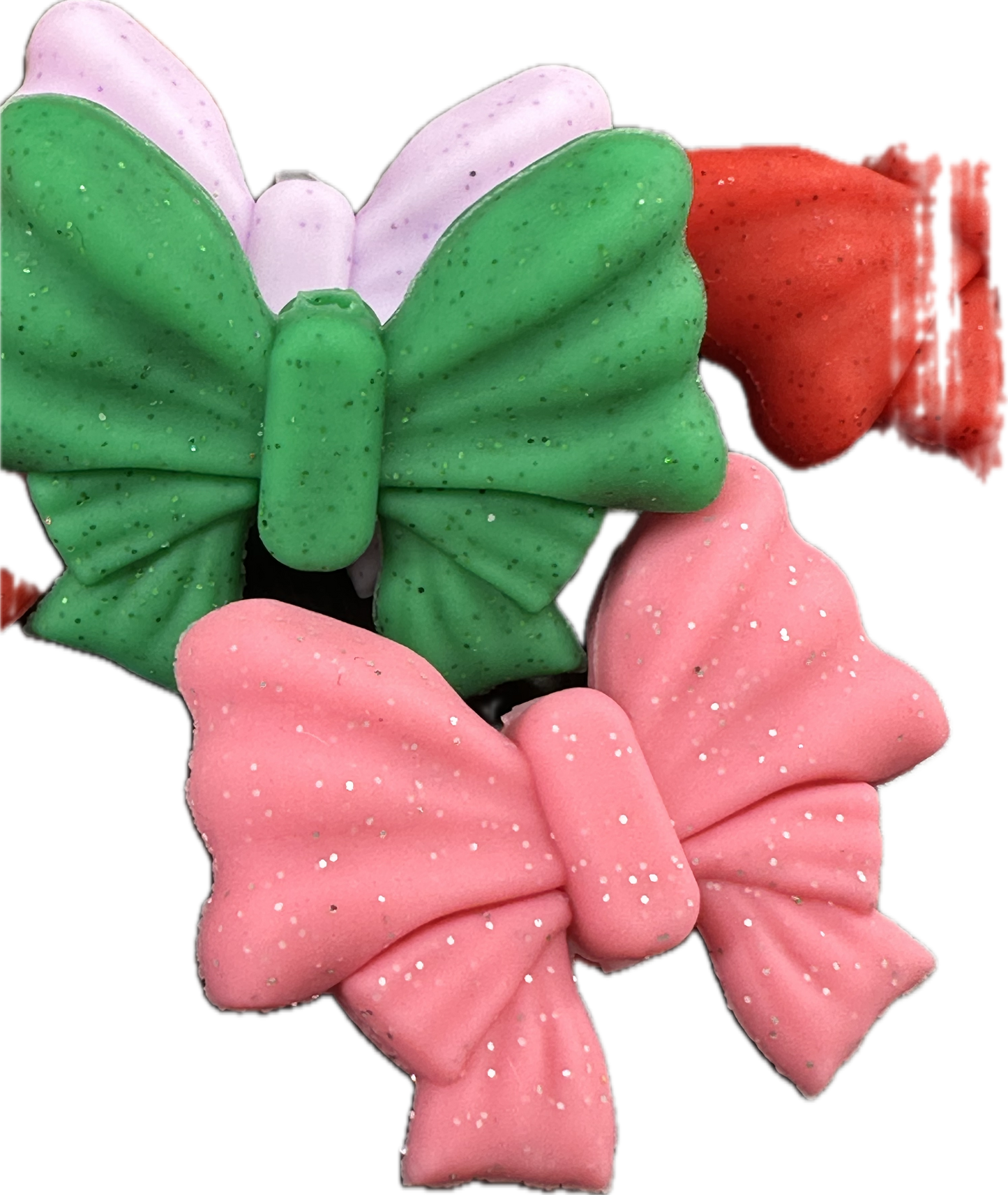 Glitter silicone focal bead/silicone bead/ pen beading/keychain bead