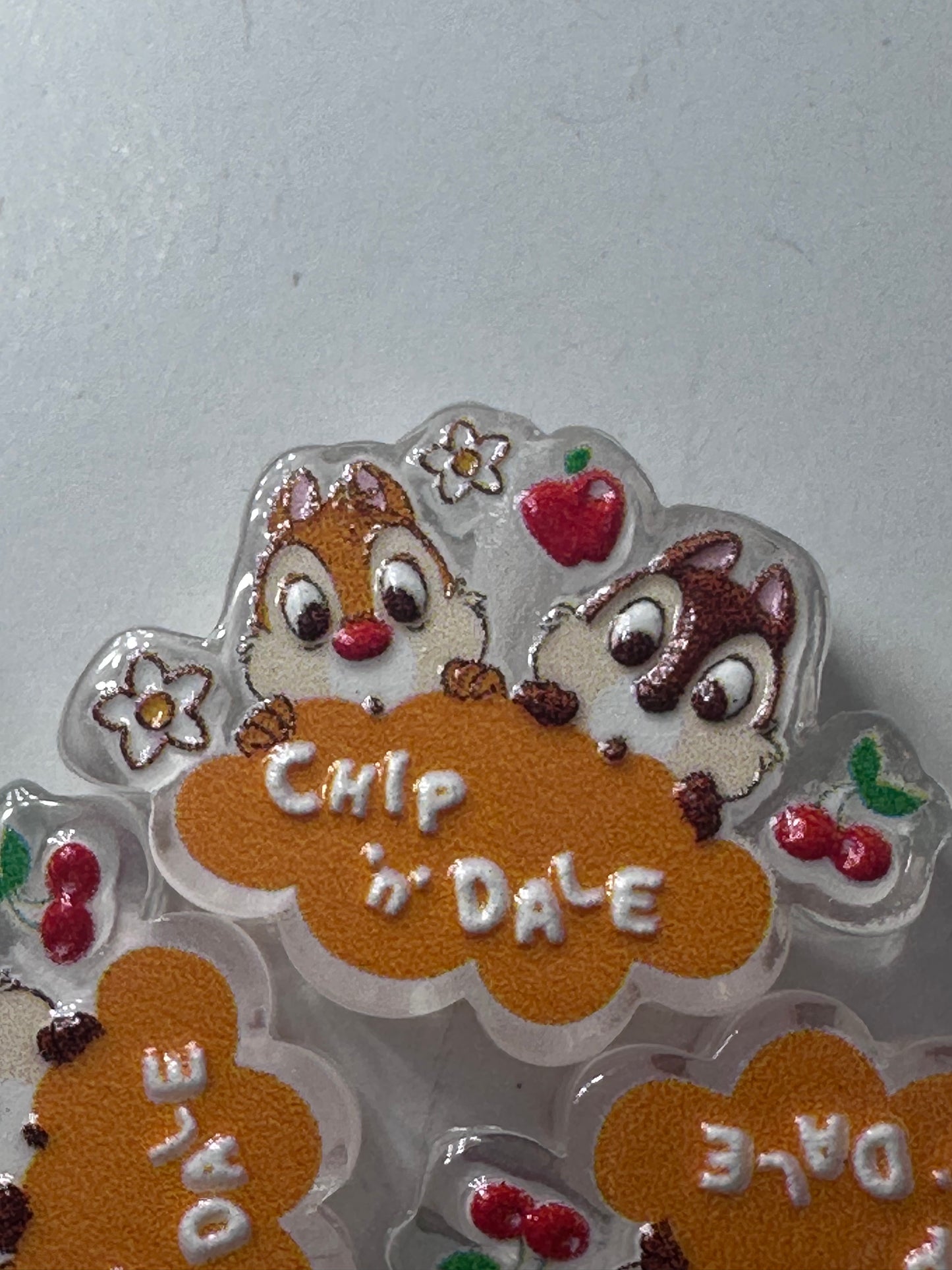 Acrylic focal bead- set of 2/ focal bead/ pen beading / keychain bead