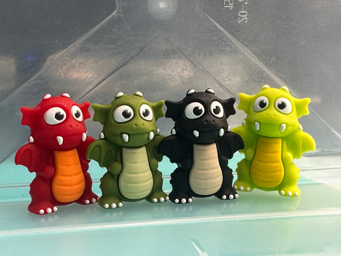 3D Dragon dinosaur Focal Bead/ beadable pen/ Silicone bead/ keychain bead/DIY/