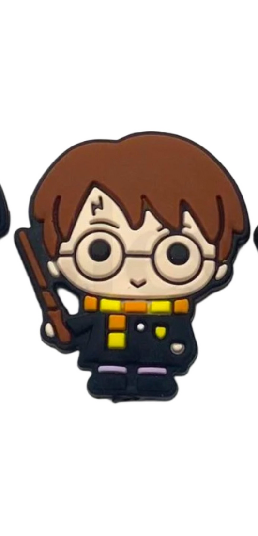 Boy focal bead / silicone bead / pen beading/ keychain bead