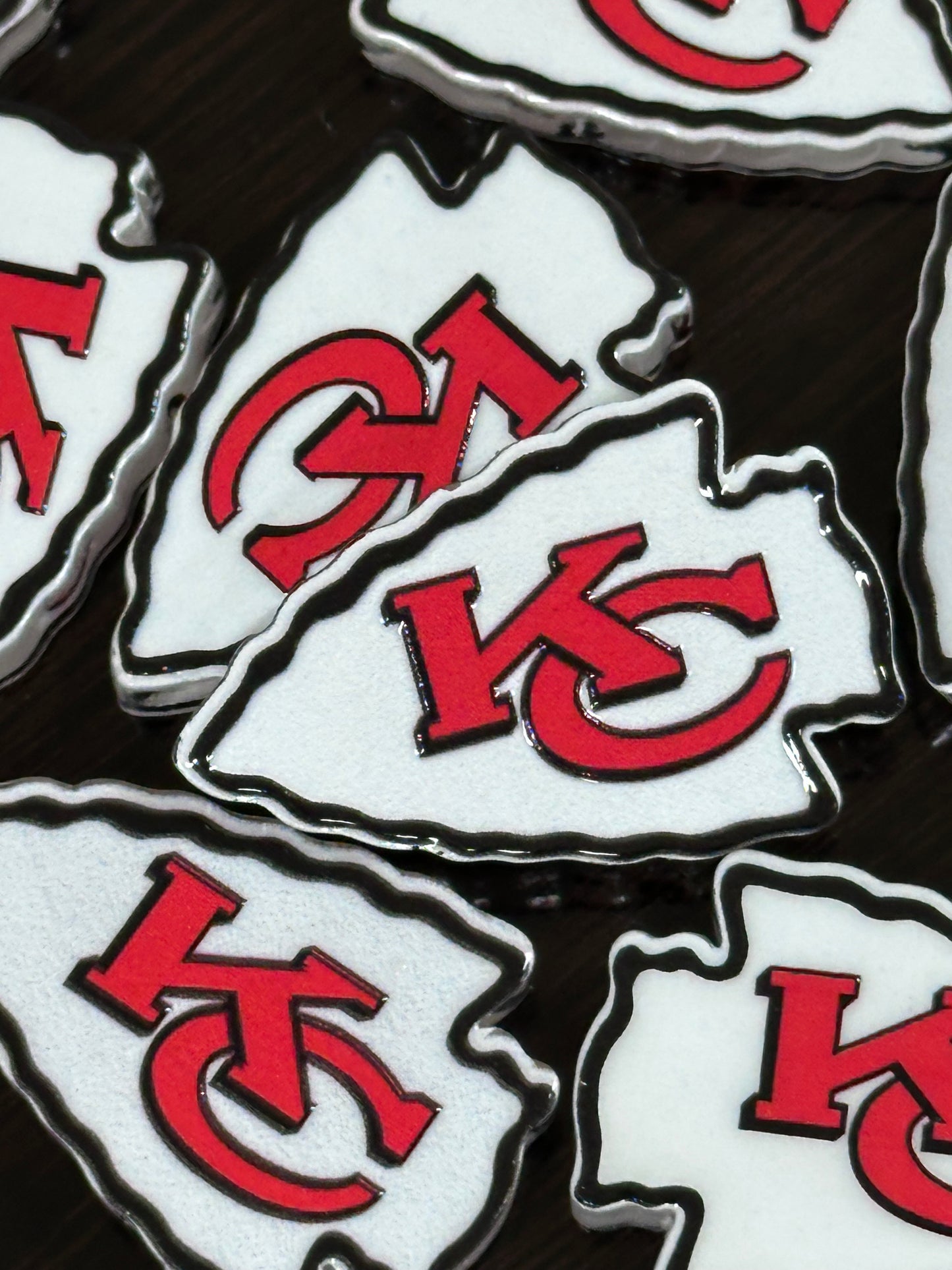 acrylic focal bead- set of 2/ focal bead/ pen beading / keychain bead/