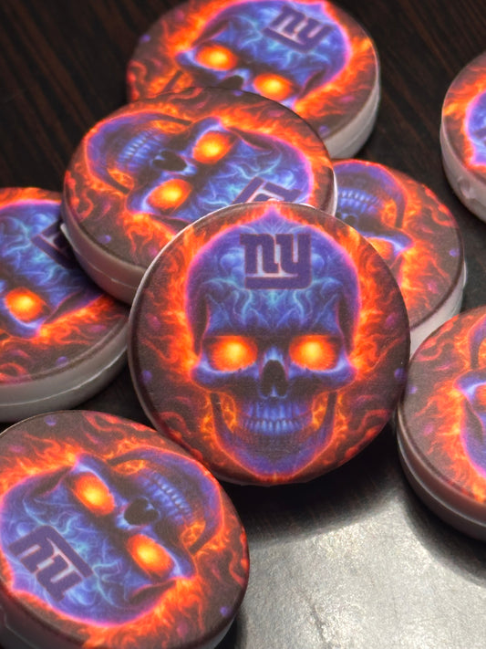 NEW NY Giants focal bead