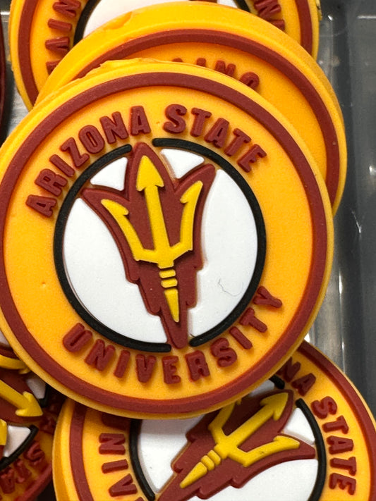 Arizona State University focal bead / ASU/Tempe
