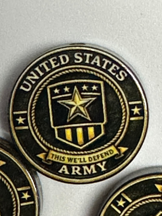 Army Veteran acrylic focal bead- set of 2/ focal bead/ pen beading / keychain bead/ military/ patriotic / serving your country