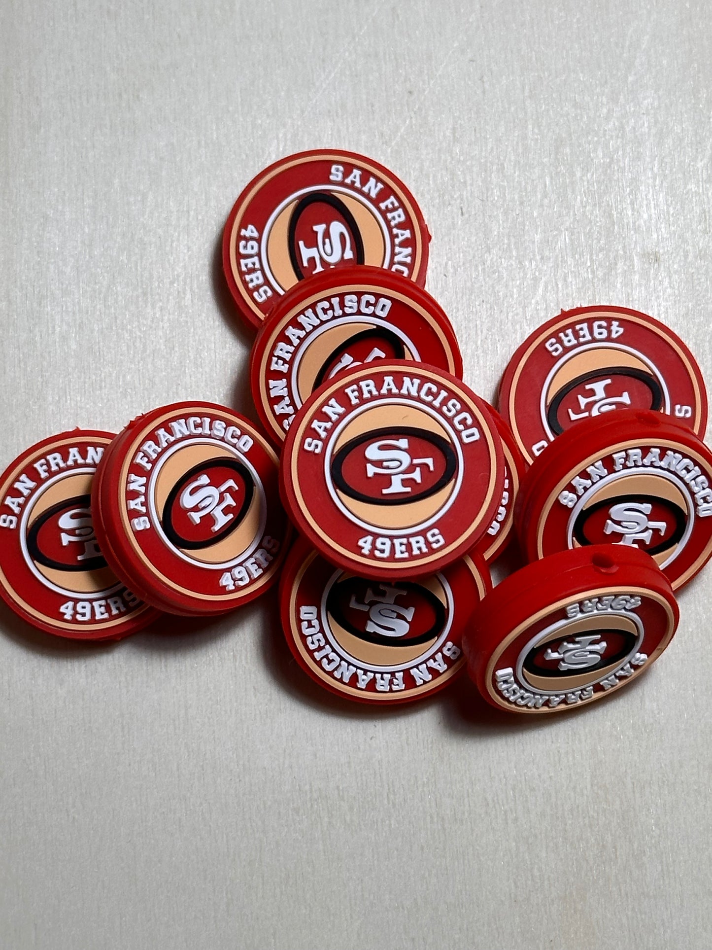 SF 49ers focal bead