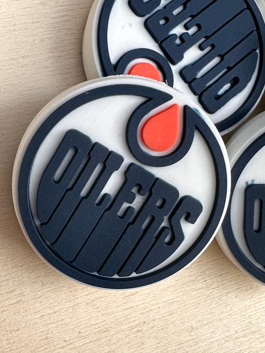 Edmonton Oilers  focal bead/ hockey