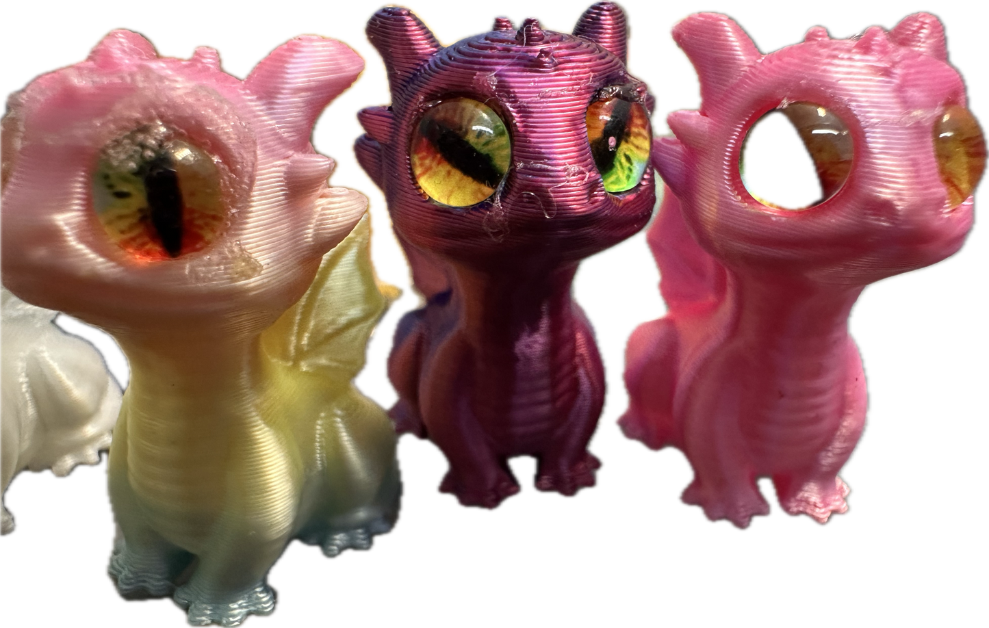 3D Dragon Bead/ beadable pen/ clay bead/ keychain bead/DIY/ cat eyes