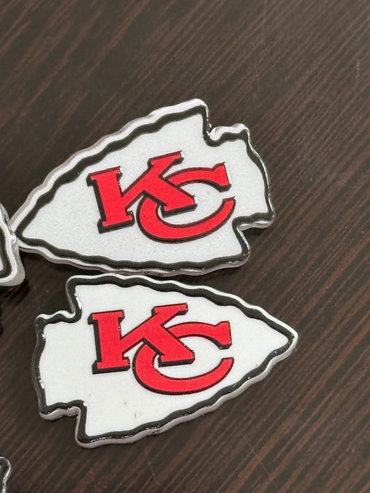 acrylic focal bead- set of 2/ focal bead/ pen beading / keychain bead/