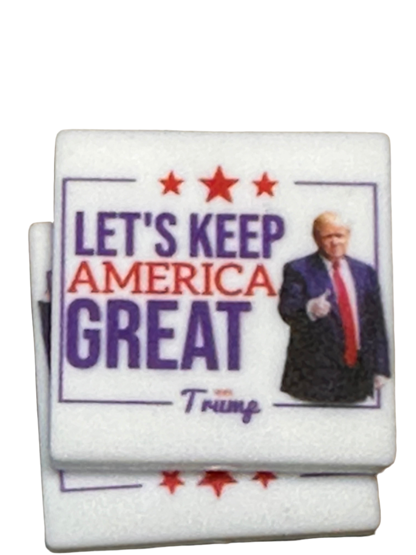 President Donald Trump Focal Bead / MAGA / let’s keep America great