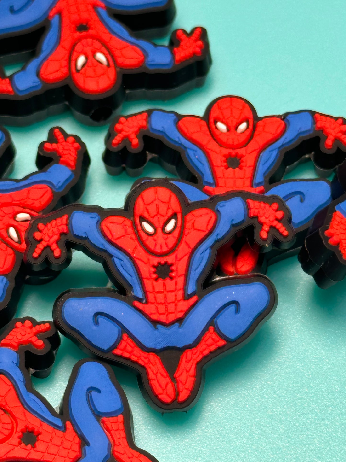 Spider silicone focal bead