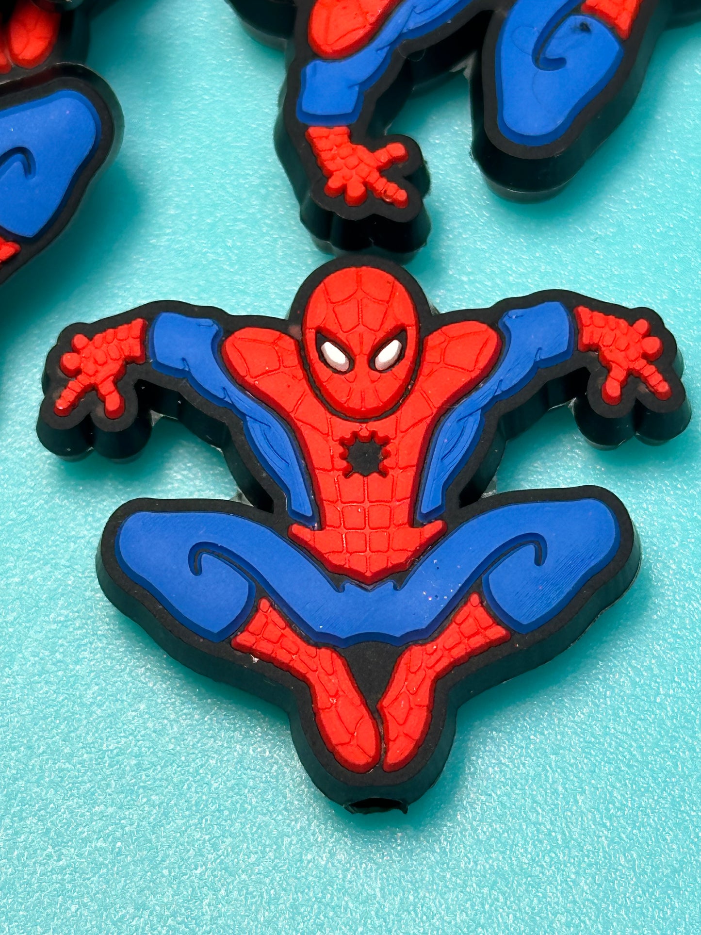 Spider silicone focal bead