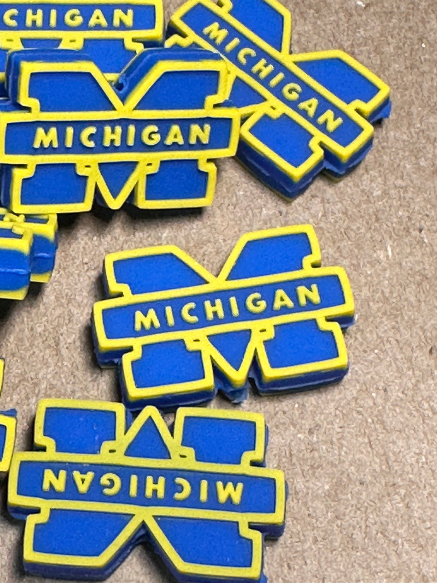 University of Michigan focal bead / football