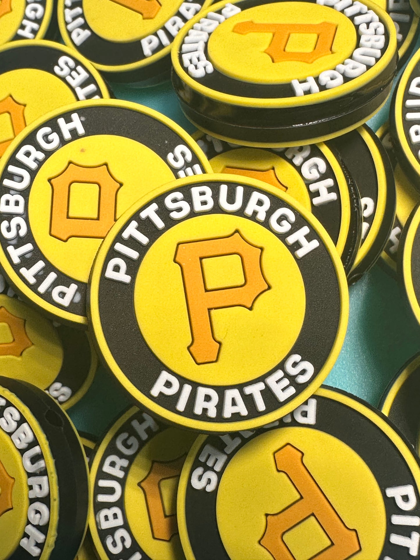 Pittsburgh Pirates baseball team focal bead/ baseball/