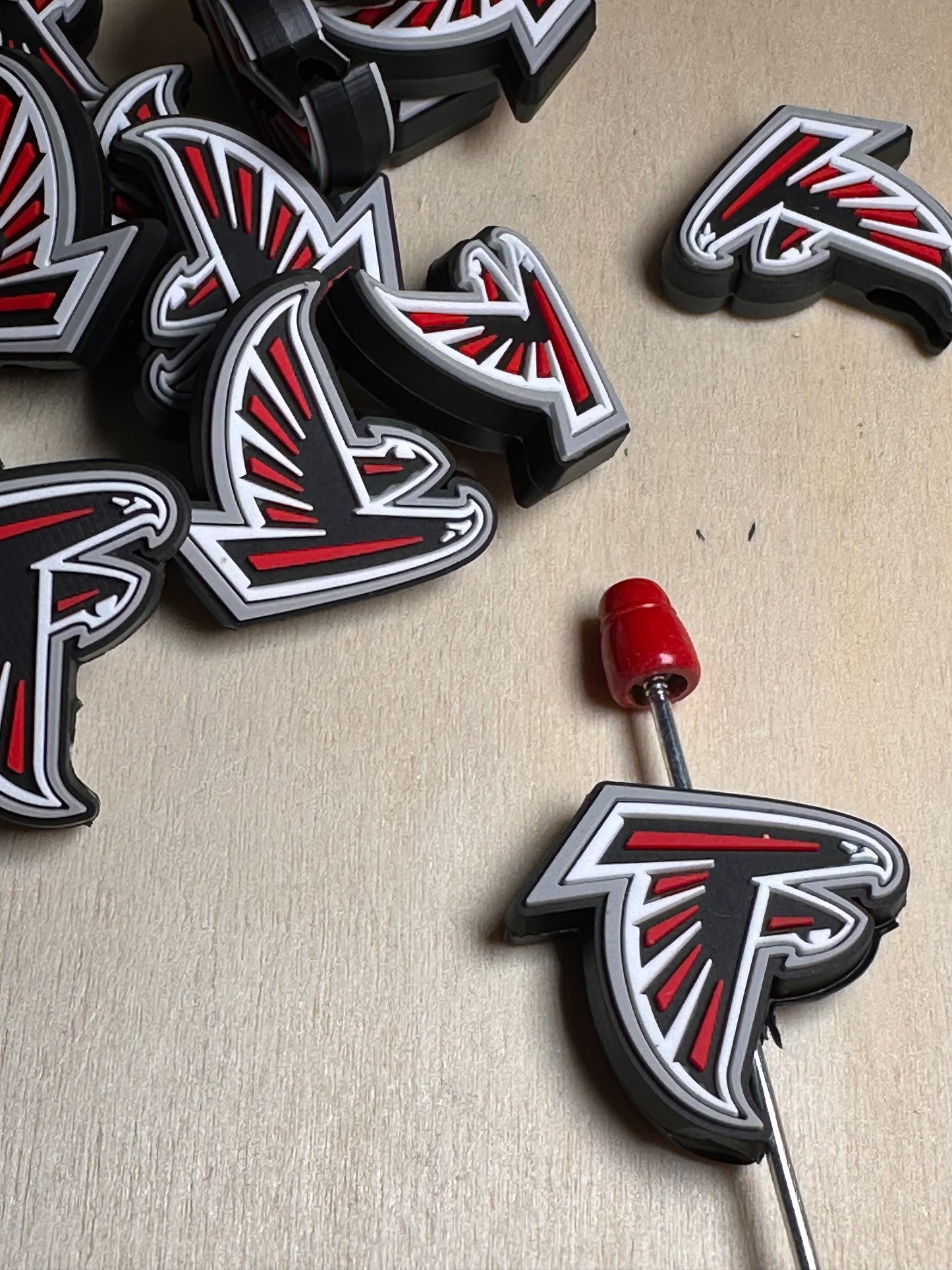 Atlanta Falcons focal bead / football / NFL/ #2