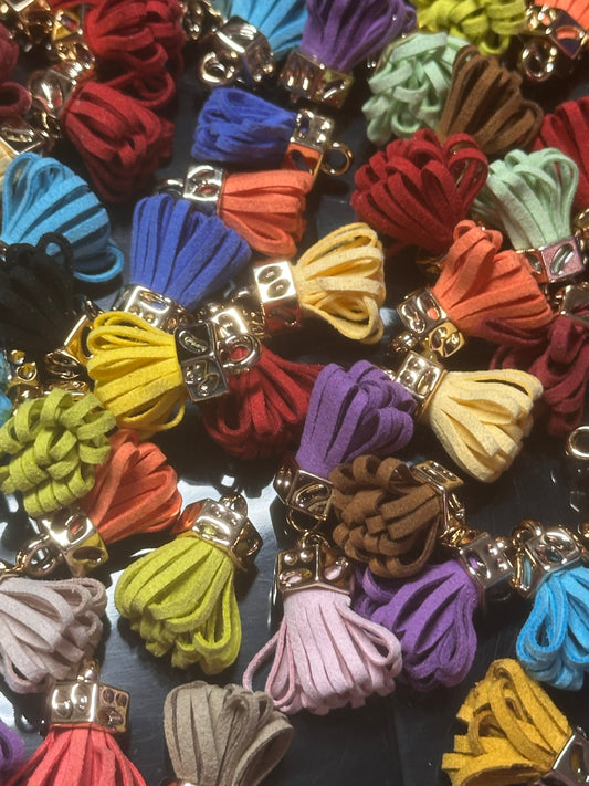 Keychain tassels / tassel pendants