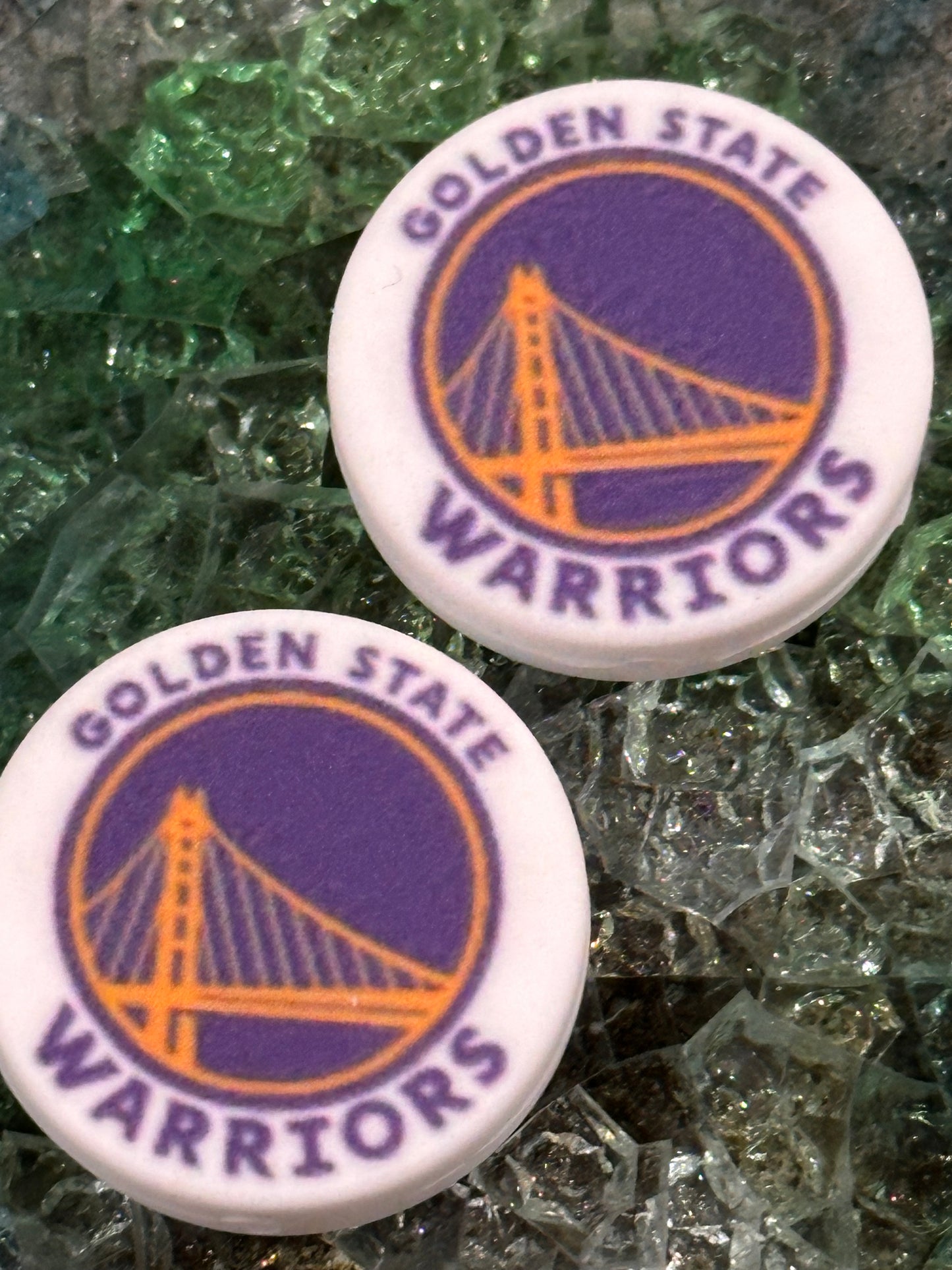 Golden State Warriors focal bead / basketball